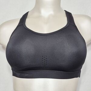 XXL Size 20 Avia Sports Bra Wire Free Vented Mesh Racerback‎ Sports Bra Black